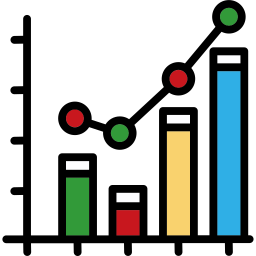 graphique Generic Outline Color Icône