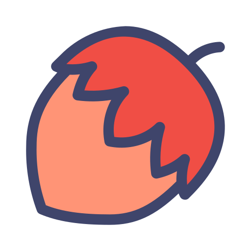 ヘーゼルナッツ Generic Outline Color icon