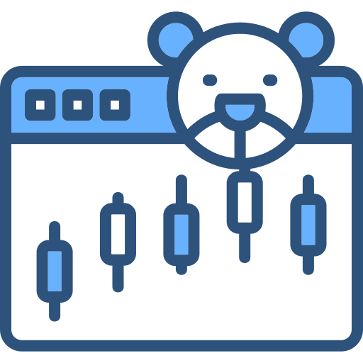 Bear market Generic Blue icon