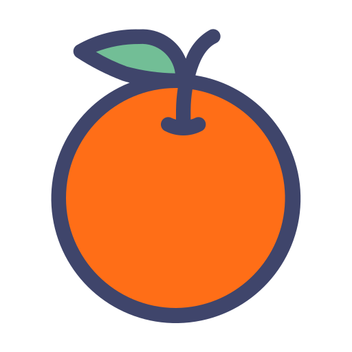 オレンジ Generic Outline Color icon