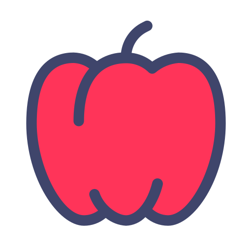 Pepper Generic Outline Color icon