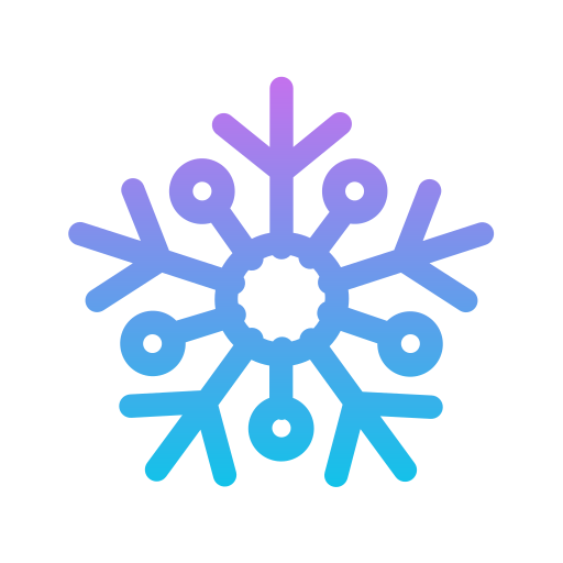Śnieg Generic Gradient ikona