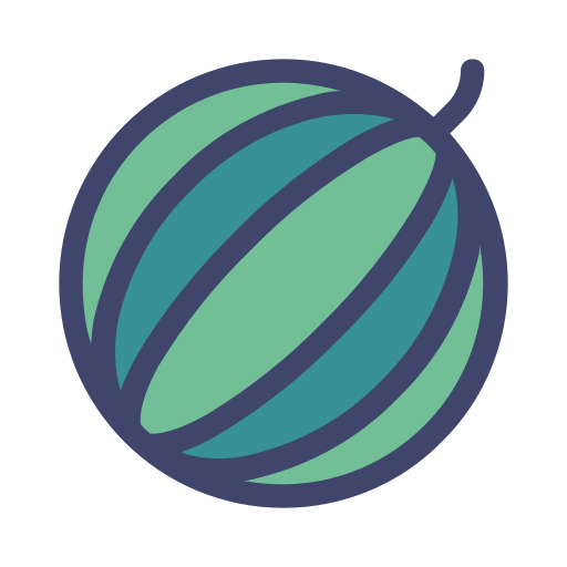 arbuz Generic Outline Color ikona