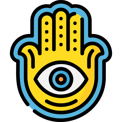 hamsa Special Lineal color icono