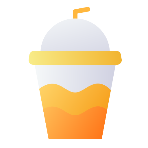 sok pomarańczowy Generic Flat Gradient ikona