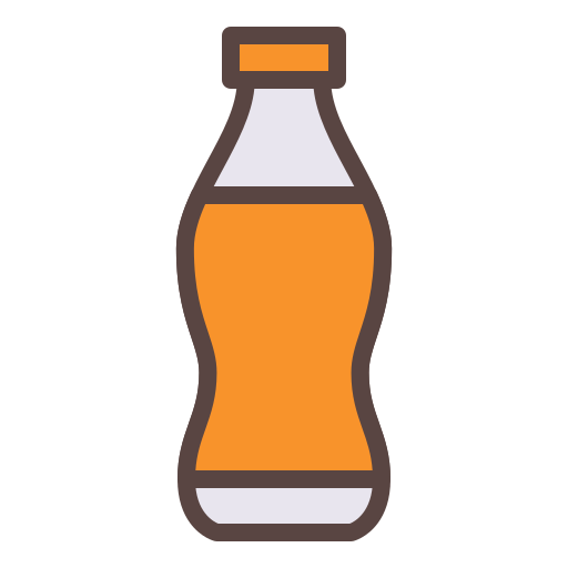 butelka soku Generic Outline Color ikona