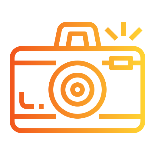 aparat fotograficzny Generic Gradient ikona
