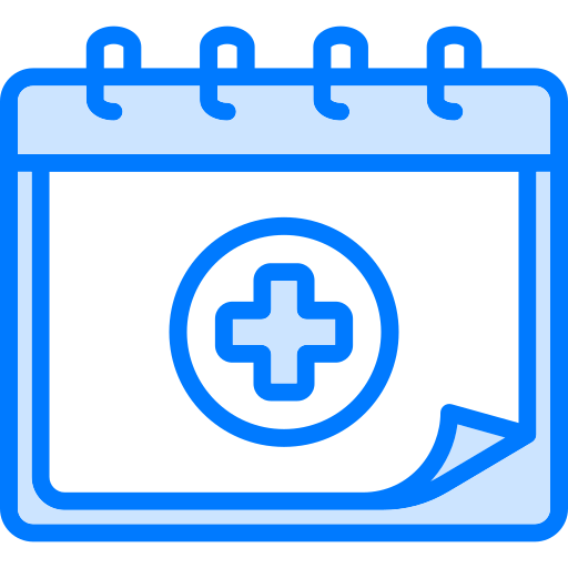 의료 검진 Generic Blue icon