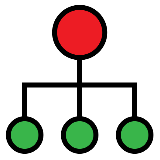 diagrama Generic Outline Color Ícone