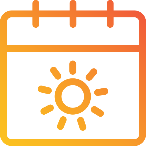 Summer holidays Generic Gradient icon