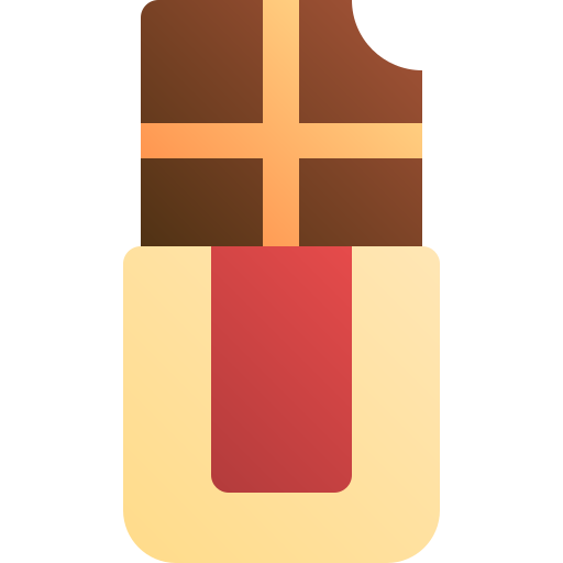 czekolada Generic Flat Gradient ikona