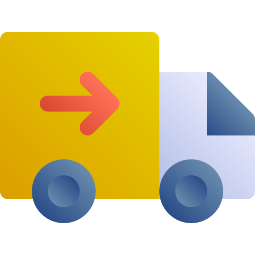 vrachtwagen Generic Flat Gradient icoon