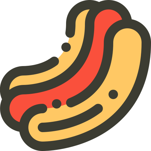 hotdog Generic Outline Color ikona