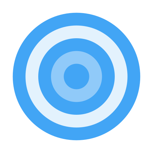 tablero de tiro con arco Generic Blue icono