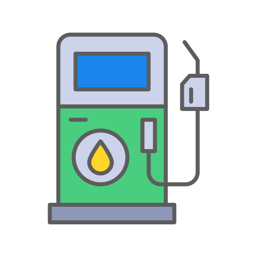 Petrol station Generic Outline Color icon