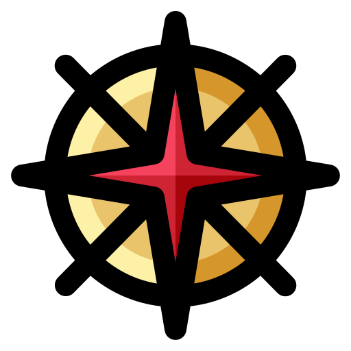 Compass Generic Outline Color icon