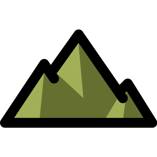 montagne Generic Outline Color Icône