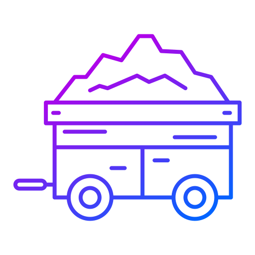 Mine cart Generic Gradient icon