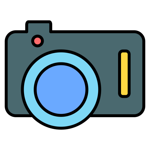 Photo camera Generic Outline Color icon