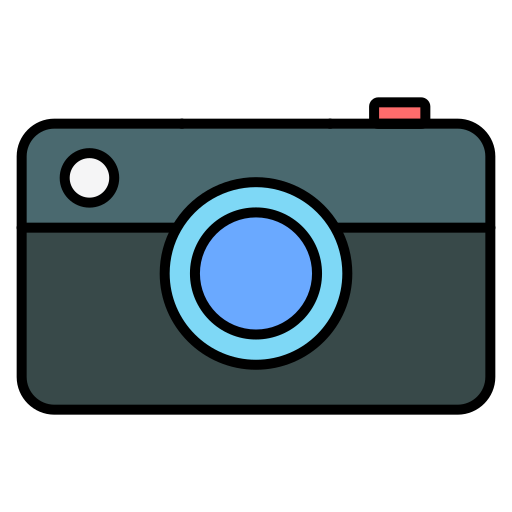 fotocamera Generic Outline Color icoon