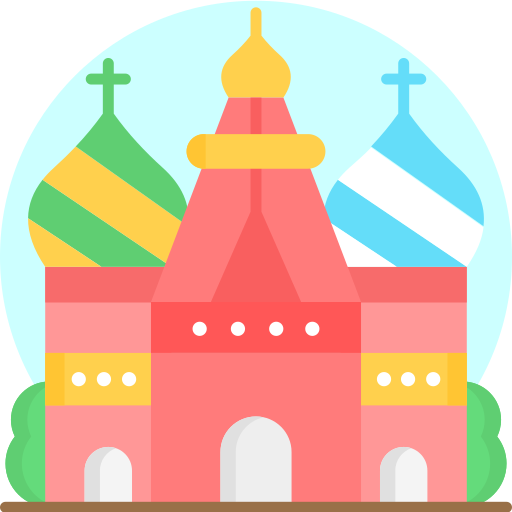 catedral de san basilio SBTS2018 Flat icono