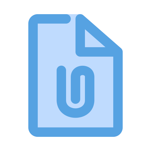 adjuntar archivo Generic Blue icono