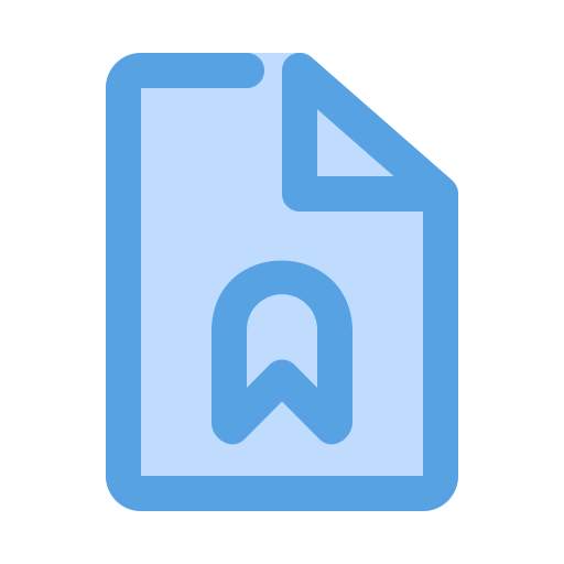 Bookmark Generic Blue icon