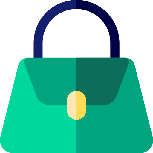 handtasche Basic Rounded Flat icon