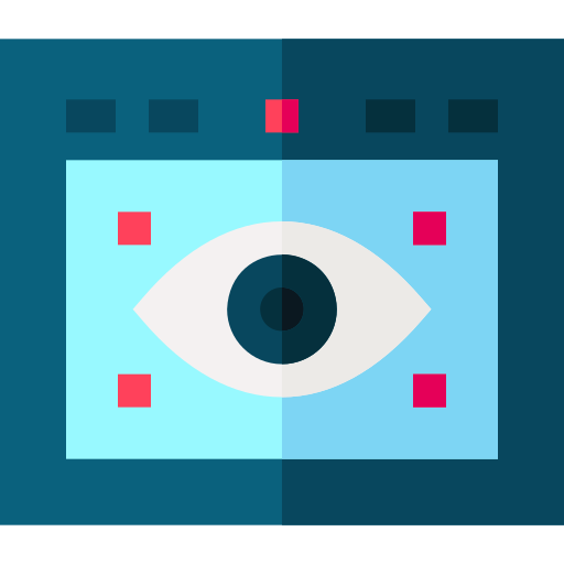 oogscanner Basic Straight Flat icoon