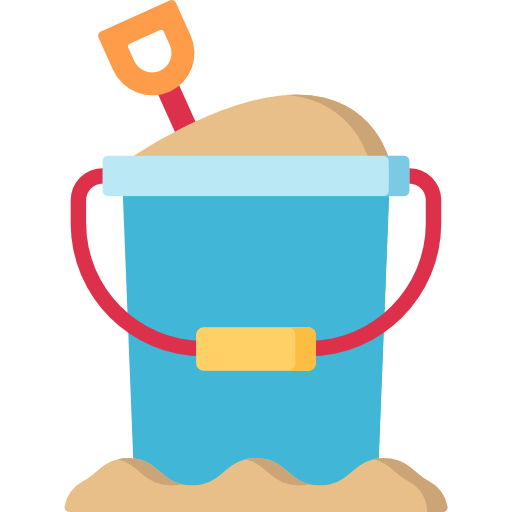 Sand bucket Special Flat icon