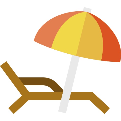 parasol Basic Straight Flat icoon