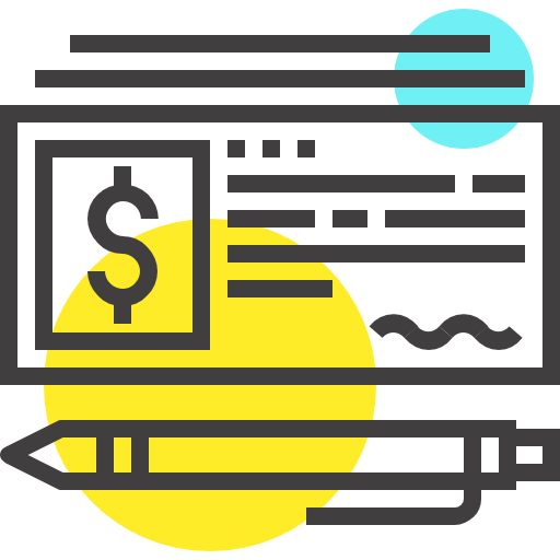 verificar Maxim Flat Two Tone Yellow and Blue Ícone