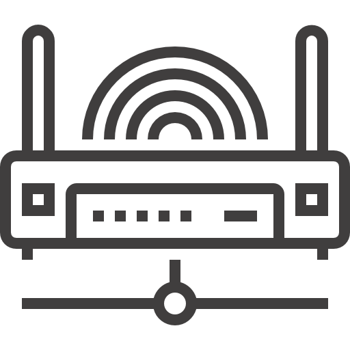 wifi Maxim Flat Lineal Icône