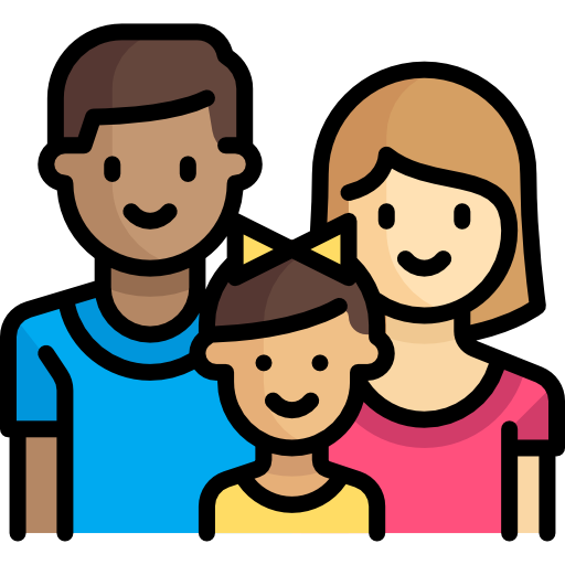 가족 Special Lineal color icon