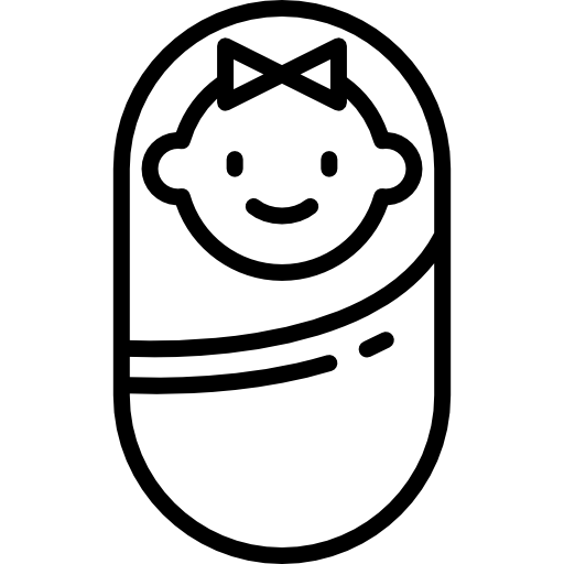 아기 소녀 Special Lineal icon