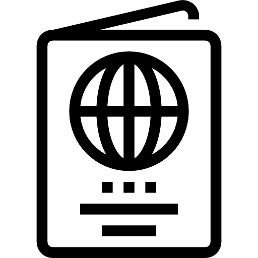 Passport Maxim Flat Lineal icon