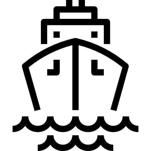 船 Maxim Flat Lineal icon