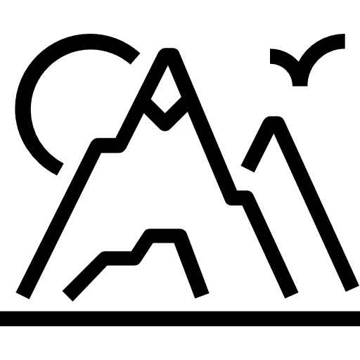 山 Maxim Flat Lineal icon