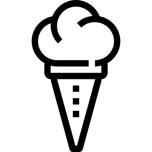 アイスクリーム Maxim Flat Lineal icon