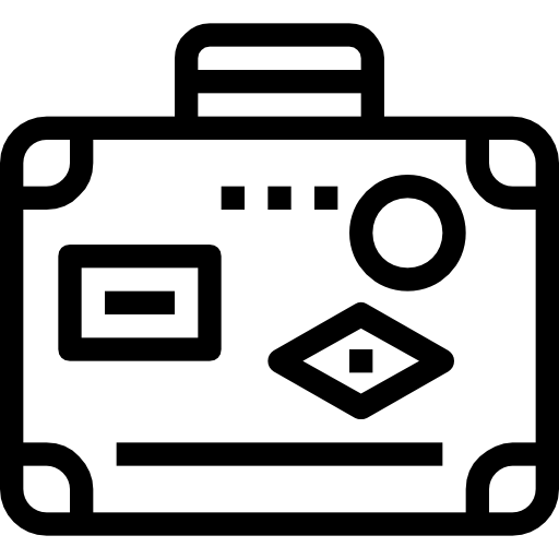 Suitcase Maxim Flat Lineal icon