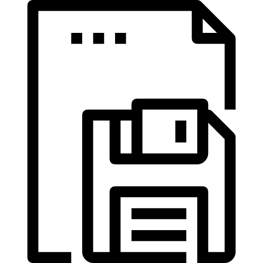 Floppy disk Maxim Flat Lineal icon