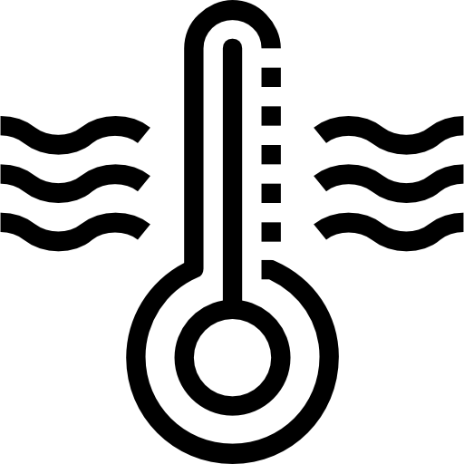 Thermometer Maxim Flat Lineal icon