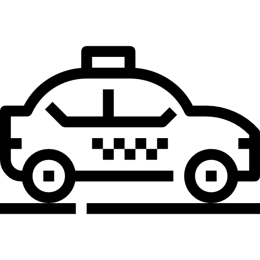 Taxi Maxim Flat Lineal icon
