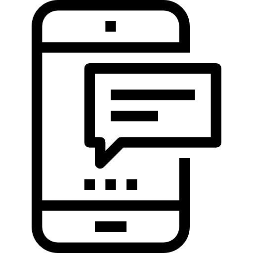 mobiele telefoon Maxim Flat Lineal icoon