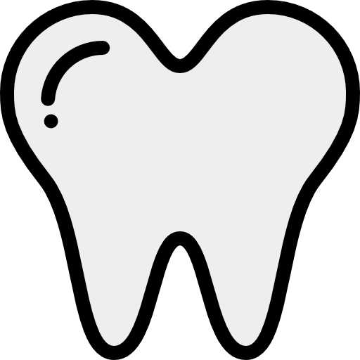 Teeth Detailed Rounded Lineal color icon