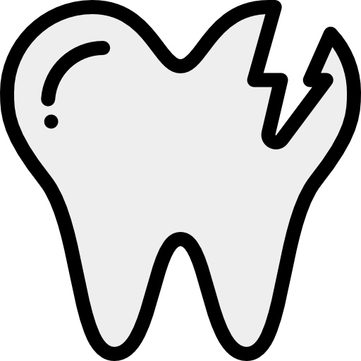 歯 Detailed Rounded Lineal color icon