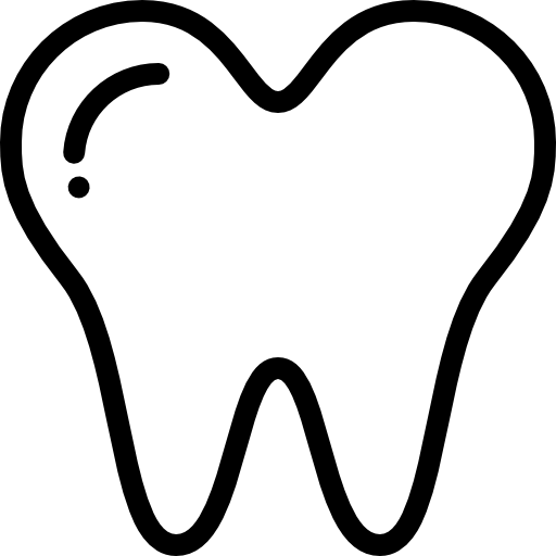 dientes Detailed Rounded Lineal icono