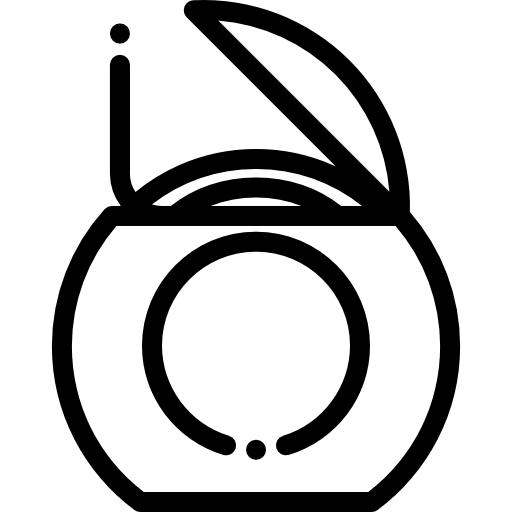 デンタルフロス Detailed Rounded Lineal icon