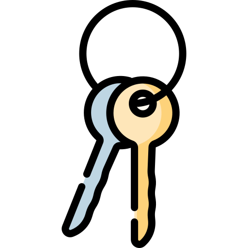 House key Special Lineal color icon