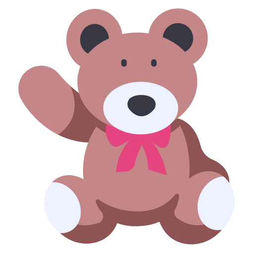 Teddy bear MaxIcons Flat icon